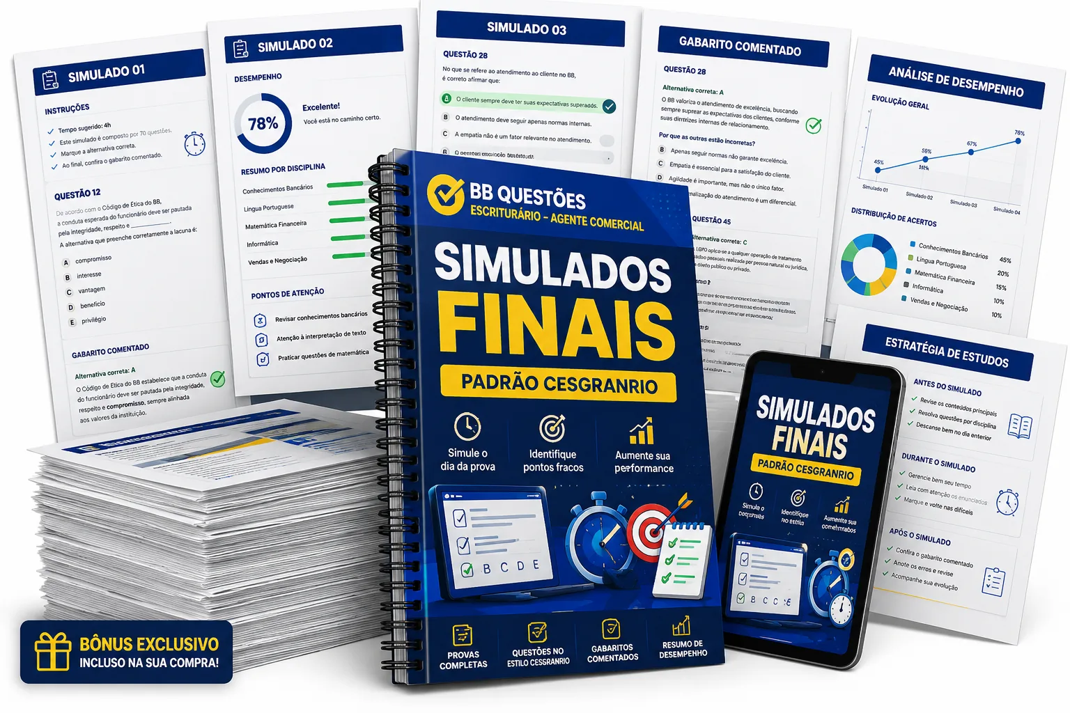 Simulados Finais BB — Padrão Cesgranrio